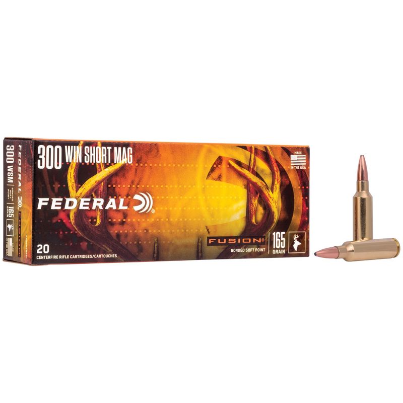 FEDERAL FUSION 300 WSM 165GR BONDED
