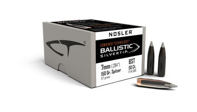 Nosler 51110 Ballistic Silvertip 7mm .284 150 GR Spitzer Point 50 Box
