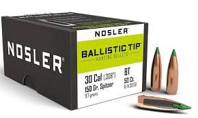 NOSLER BALLISTIC TIP .308 150GR