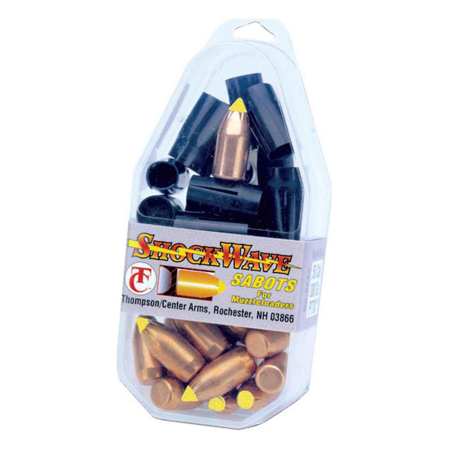 Thompson Center Shockwave Spire Point Polymer Tip Bullets .50 cal Sabot 250gr 30/ct