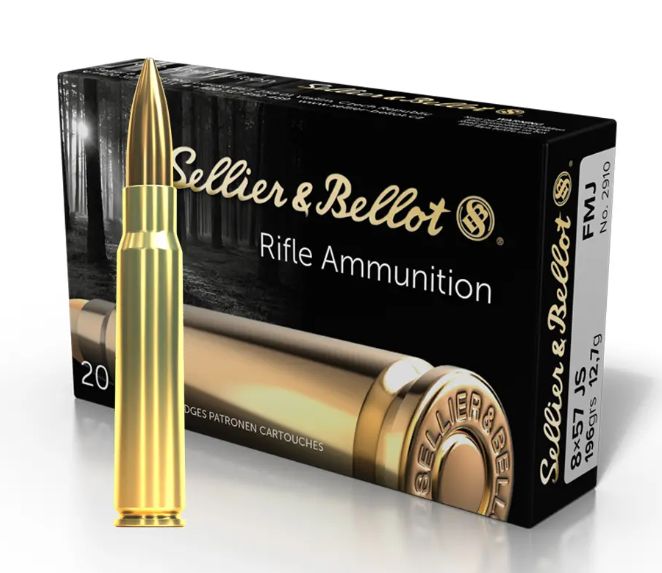 Sellier &amp; Bellot - 8x57, 196gr, FMJ, Box of 20