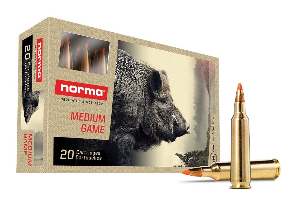 Norma Tipstrike .22-250 Remington Ammunition 55 Grain Polymer Tipped Projectile