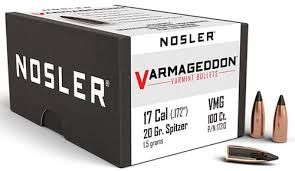 Nosler Bullets 17 Cal 20gr Varmageddon FB Tipped (100 ct)