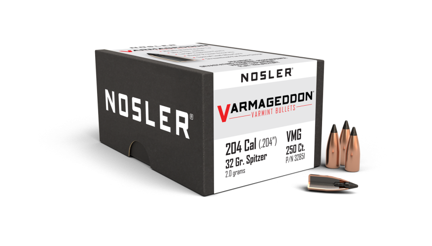 Nosler Bullets 20 Cal 32gr Varmageddon FB Tipped (250 ct)