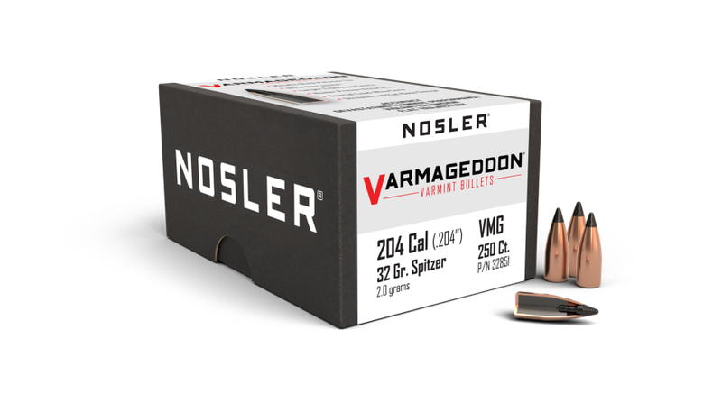 Nosler Bullets 20 Cal 32gr Varmageddon FB Tipped (250 ct)