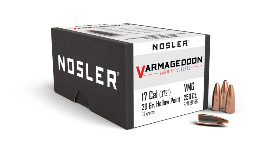 Nosler Bullets 17 Cal 20gr Varmageddon FBHP (250 ct)