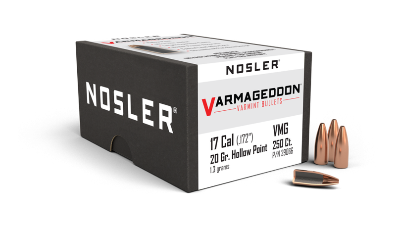 Nosler Bullets 17 Cal 20gr Varmageddon FBHP (250 ct)