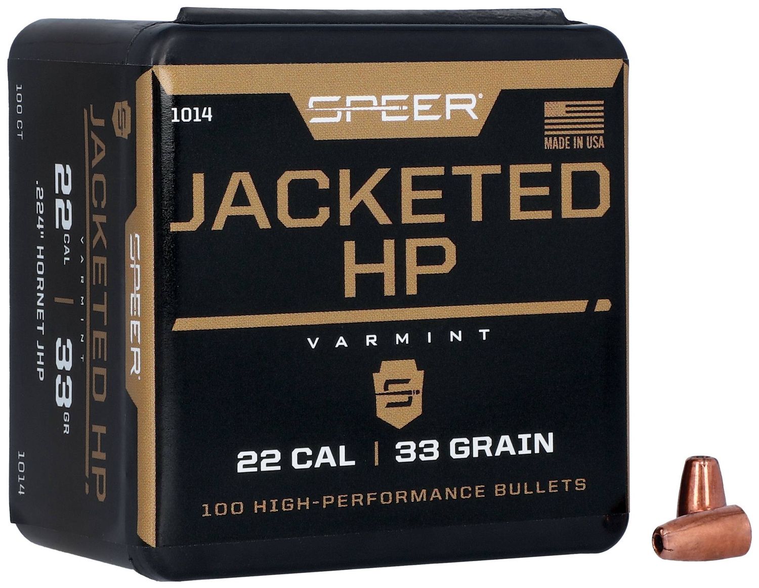 Speer Bullets 224 30 GR. TNT GREEN (HORNET) (22 CAL)