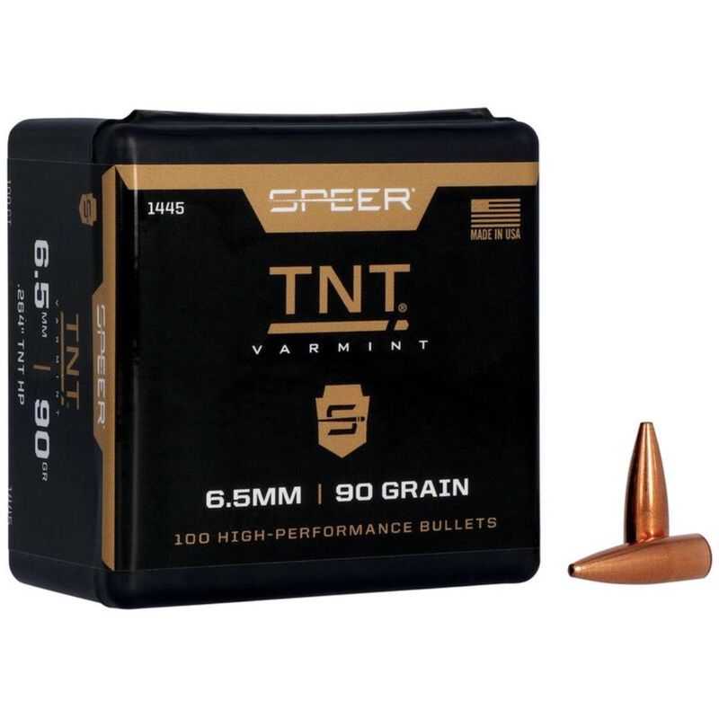 Speer Bullets 264 90 GR. TNT HP (6.5MM 100CT)