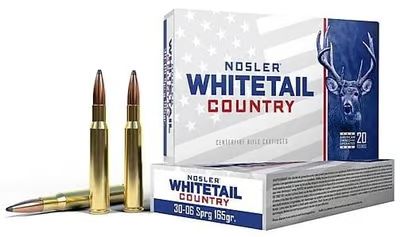 Nosler CF Ammo 30-06 Sprg 165g SB SP (20ct) Whitetail Country