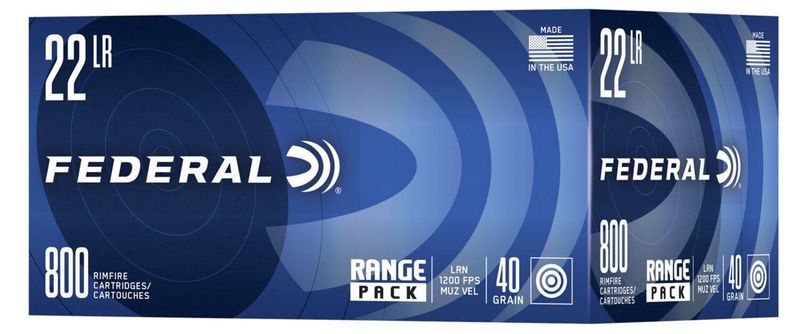 22 Long Rifle 40gr Lead Round Nose 800/Box