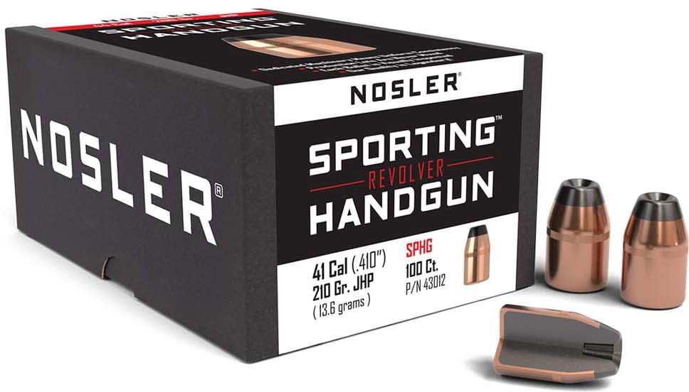 Nosler HandGun Pistol Bullet .41 Caliber 210gr JHP 43012 Bullet Type: Hollow Point (HP), Jacketed Hollow Point