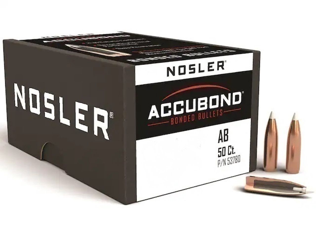 Nosler Accubond 35 Whelen (,358&quot;) 200 Grains Bullets 50 CT