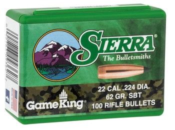 Sierra - 25 Cal - 117 Gr - GameKing - Spitzer BT - 100ct