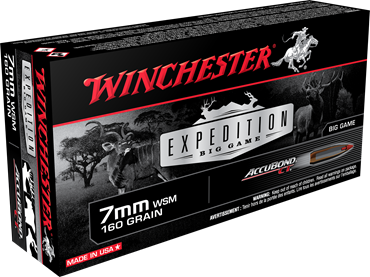 Winchester CF Ammo 7MM WSM 160 gr.Accubond® CT®