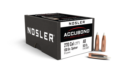 Nosler Bullets 270 Cal 130gr  AccuBond (50 ct.)