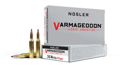 Nosler Ammo 243 Win 55gr FB Tipped (20 ct.) - Varmageddon