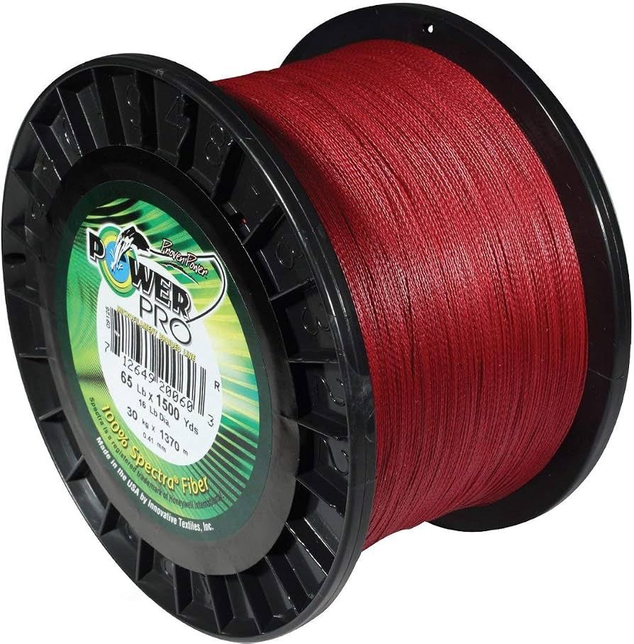 Spectra Power Pro 40lb 100yds Red
