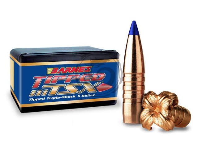 Barnes TTSX Tipped 338 Cal .338" 225gr Boat-Tail Bullets (#30430)