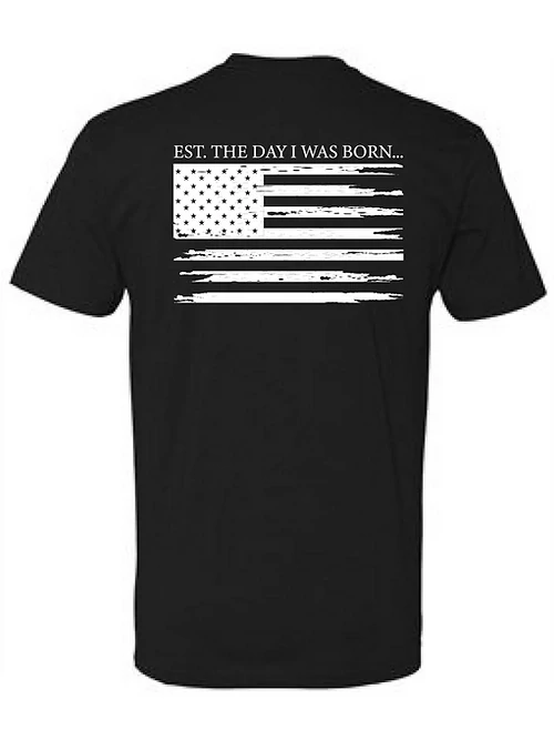 Military Flag T-Shirt- Youth