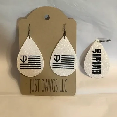 JD Earrings (2 Sided)