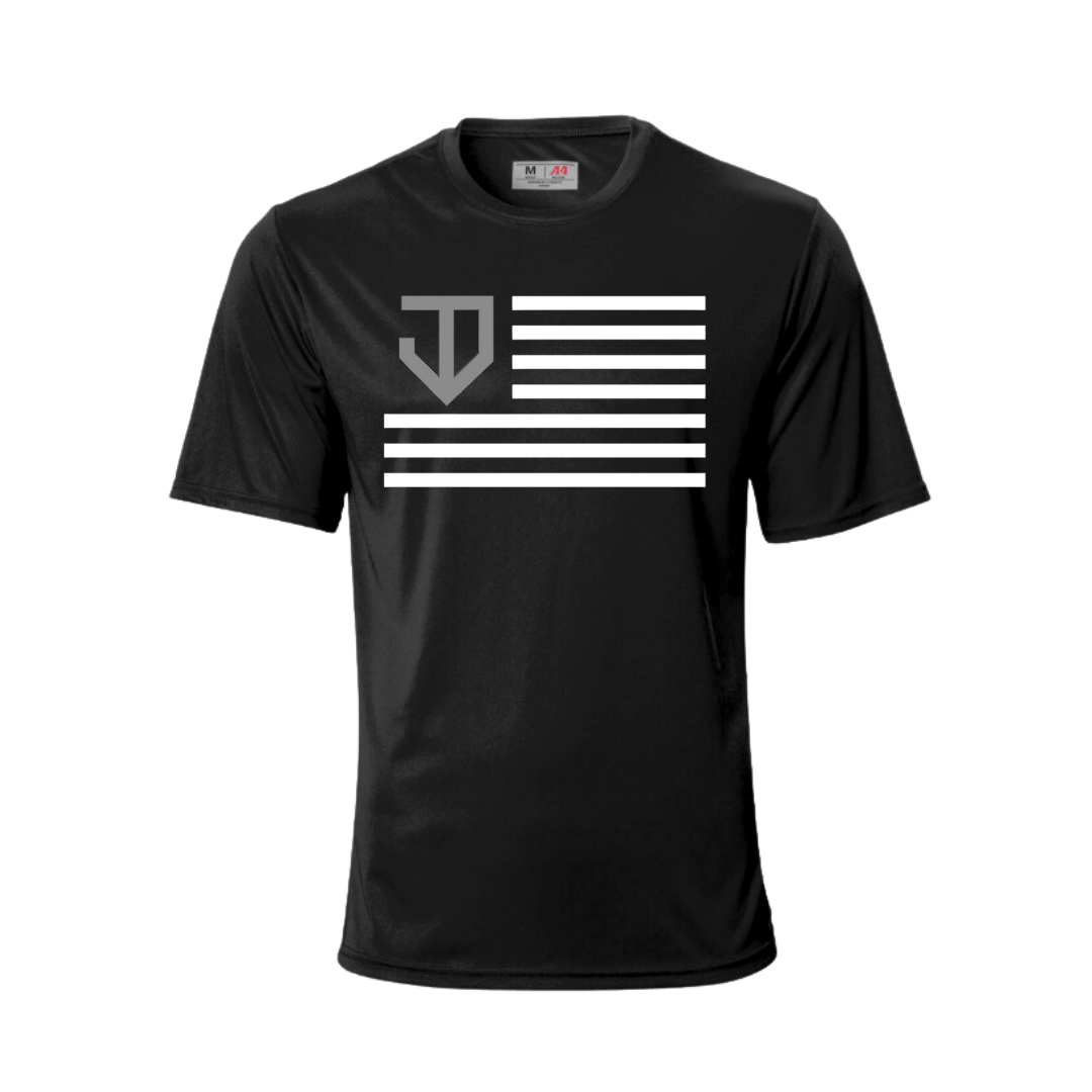JD Approved Flag Short Sleeve Crew Dri-Fit Shirt 