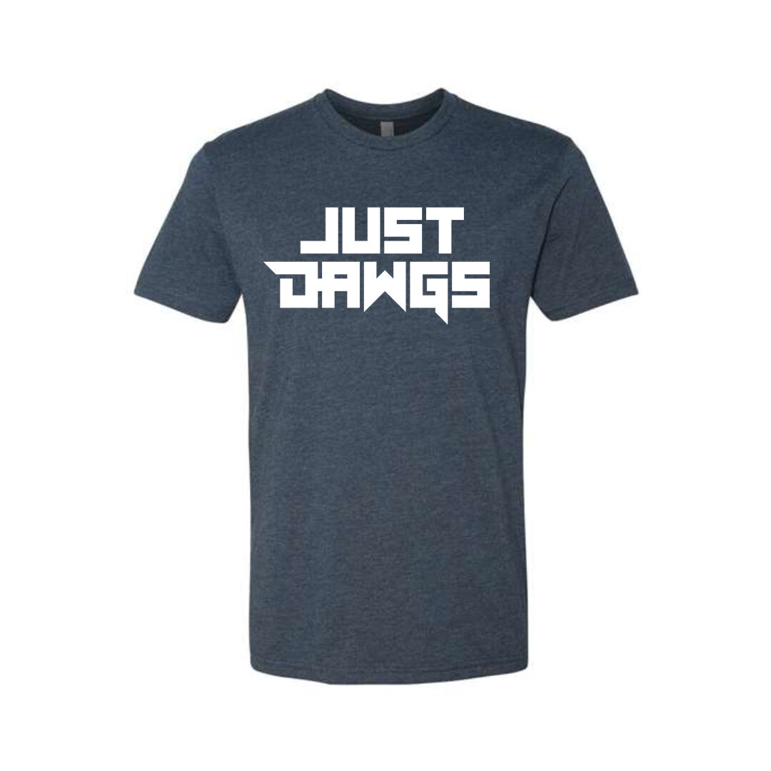 JUST DAWGS T-Shirt, Color: Navy Blue, Size: YXL