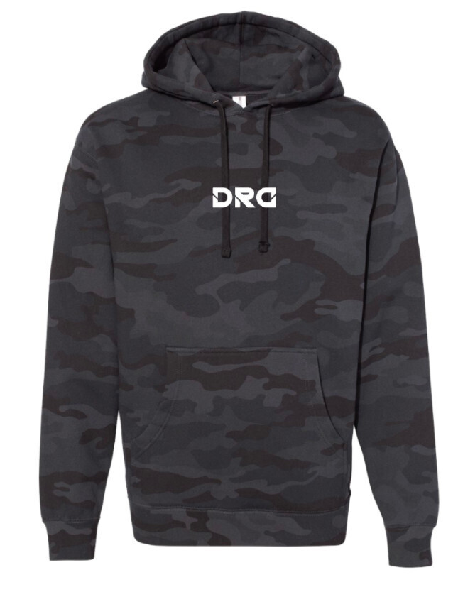 DRD Hooded CAMO Sweatshirt, Size: YLG