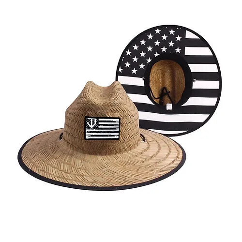 JD Flag Straw Hat