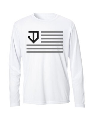 JD Approved Flag Shirt - Long Sleeve Crew Dri-Fit Shirt