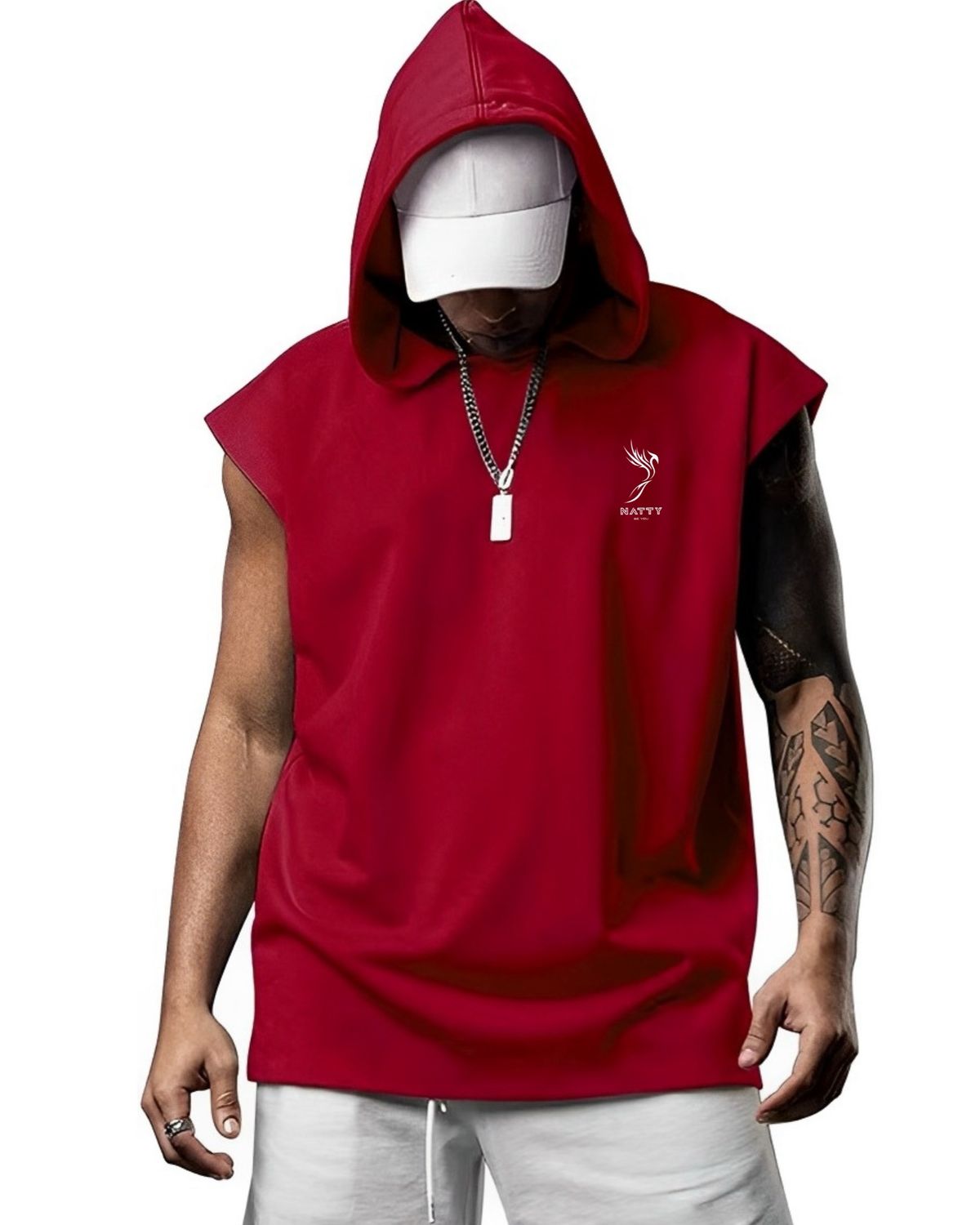 Flow Hoodied Vest | فيست بدون اكمام