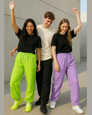 NeonWave Unisex Joggers | جوگر بستايل مجعد لكلا الجنسين