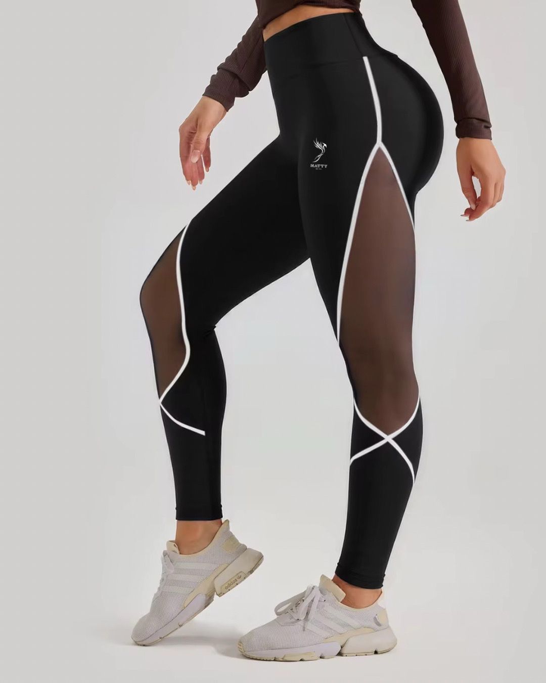 AirSlice | Sports Mesh Thighs Leggings