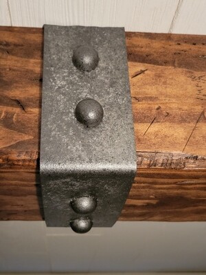 3 in. Faux Textured Cast Iron