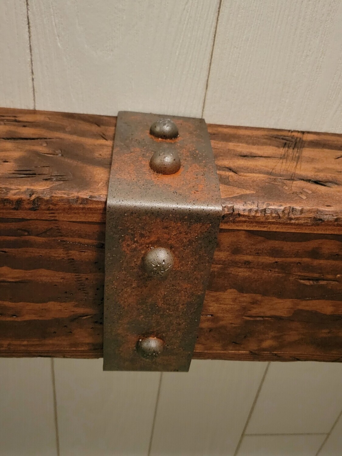 3 in. Faux Rusted Steel