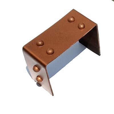 4 in. Faux Hammered Copper