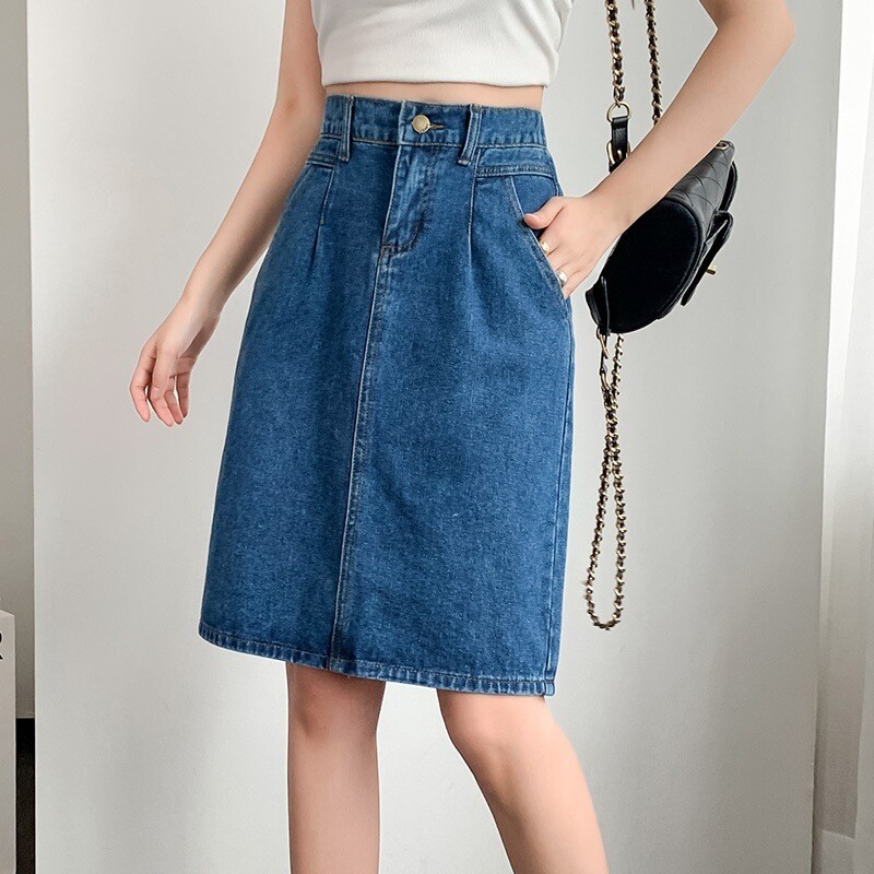 Women&#39;s High Waist A- Line Skirt