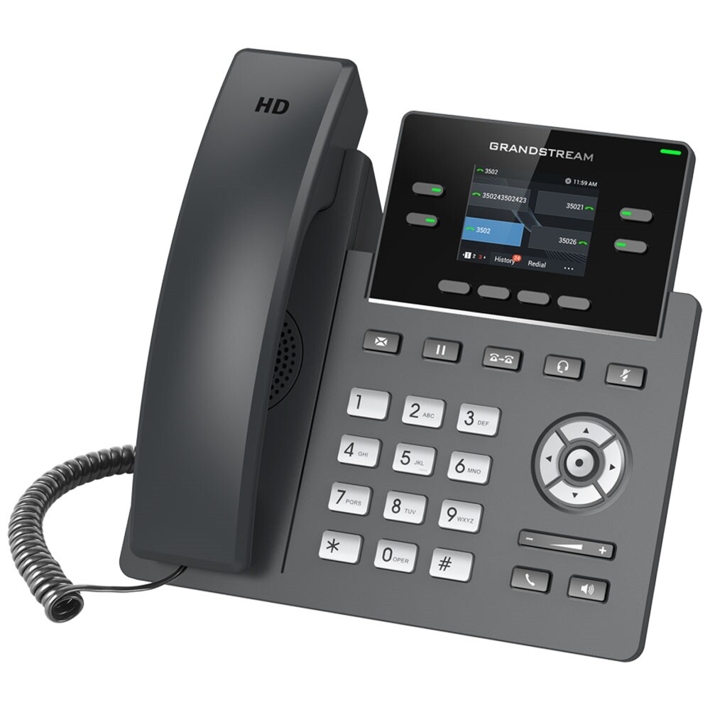 Grandstream GRP-2612P 4-Line POE Wired Phone with PSU