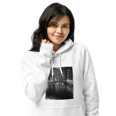 City Glory- Chicago Moments Unisex eco raglan hoodie