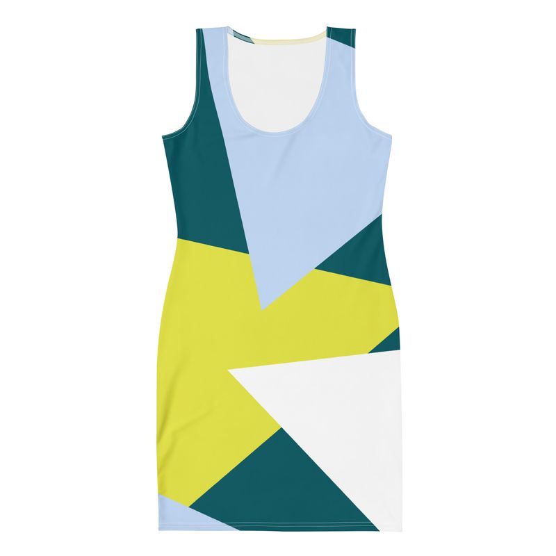 City Glory-Cancun Abstract Bodycon dress