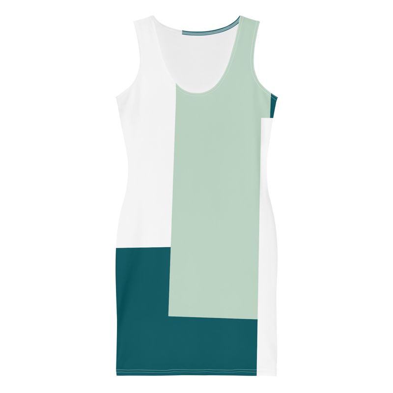 City Glory-Cancun Abstract Bodycon dress