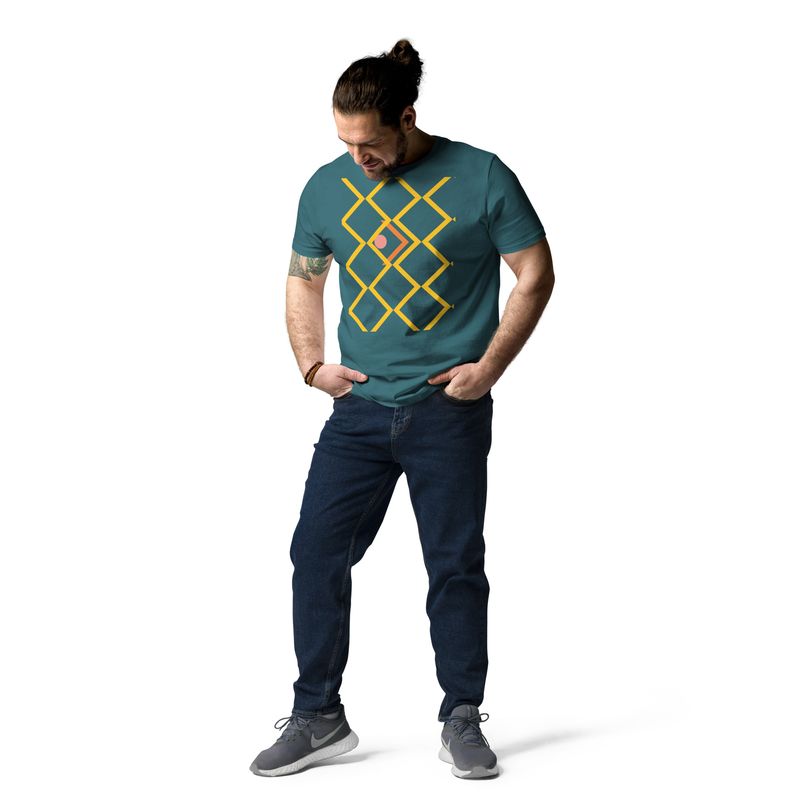 City Glory-Cancun Abstract Unisex organic cotton t-shirt