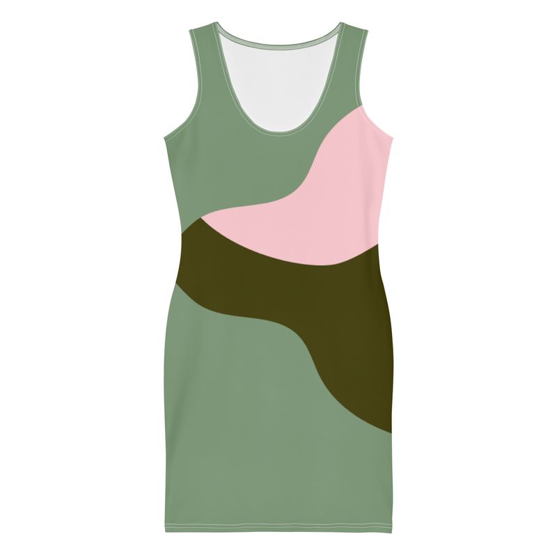 City Glory-San Juan Abstract Bodycon dress
