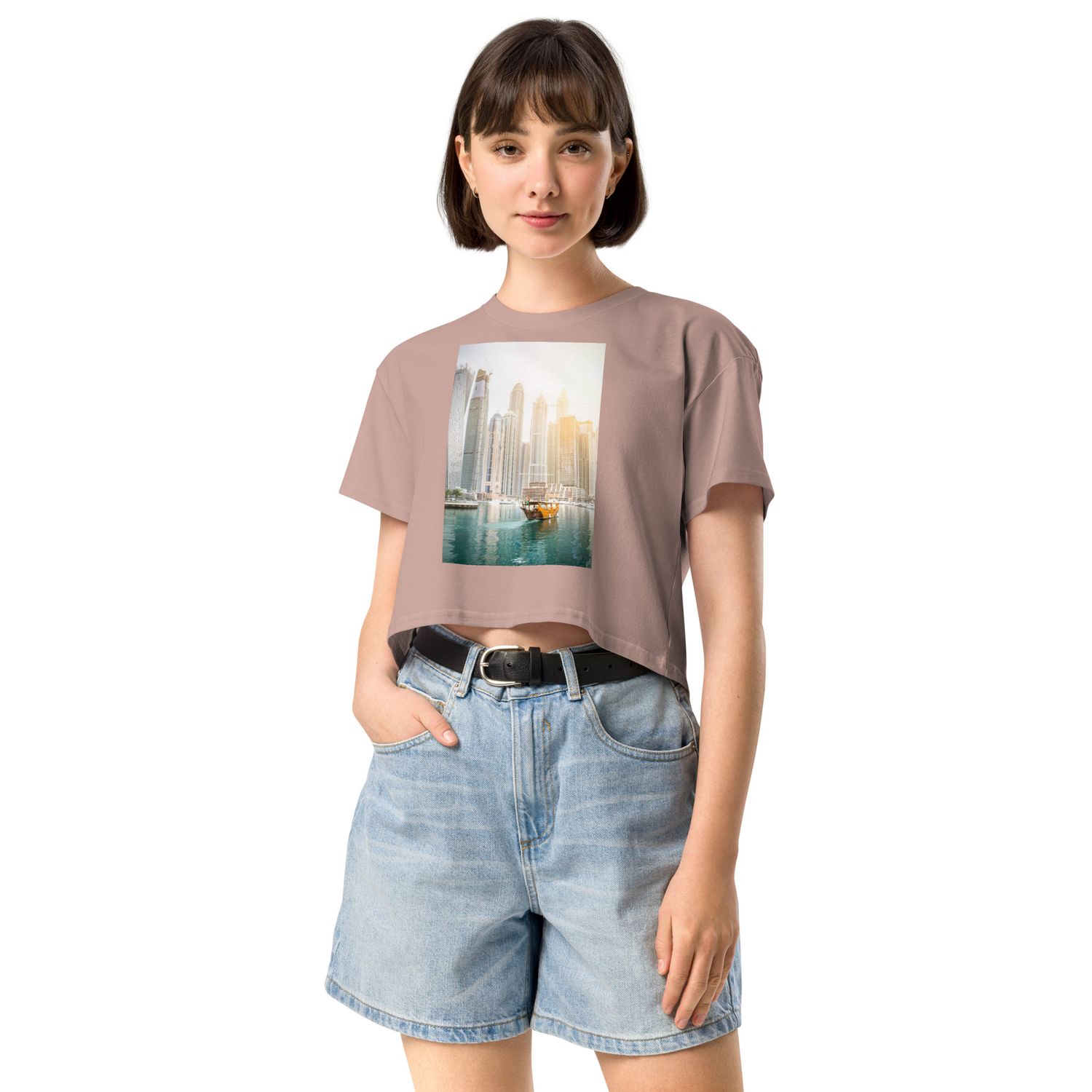 City Glory-Dubai Moments Women’s crop top (w/Psalm 19:1-2 on back)