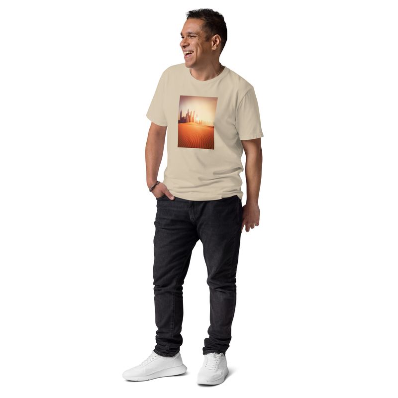 City Glory-Dubai Moments Unisex organic cotton t-shirt (w/Psalm 19:1-2 on back)