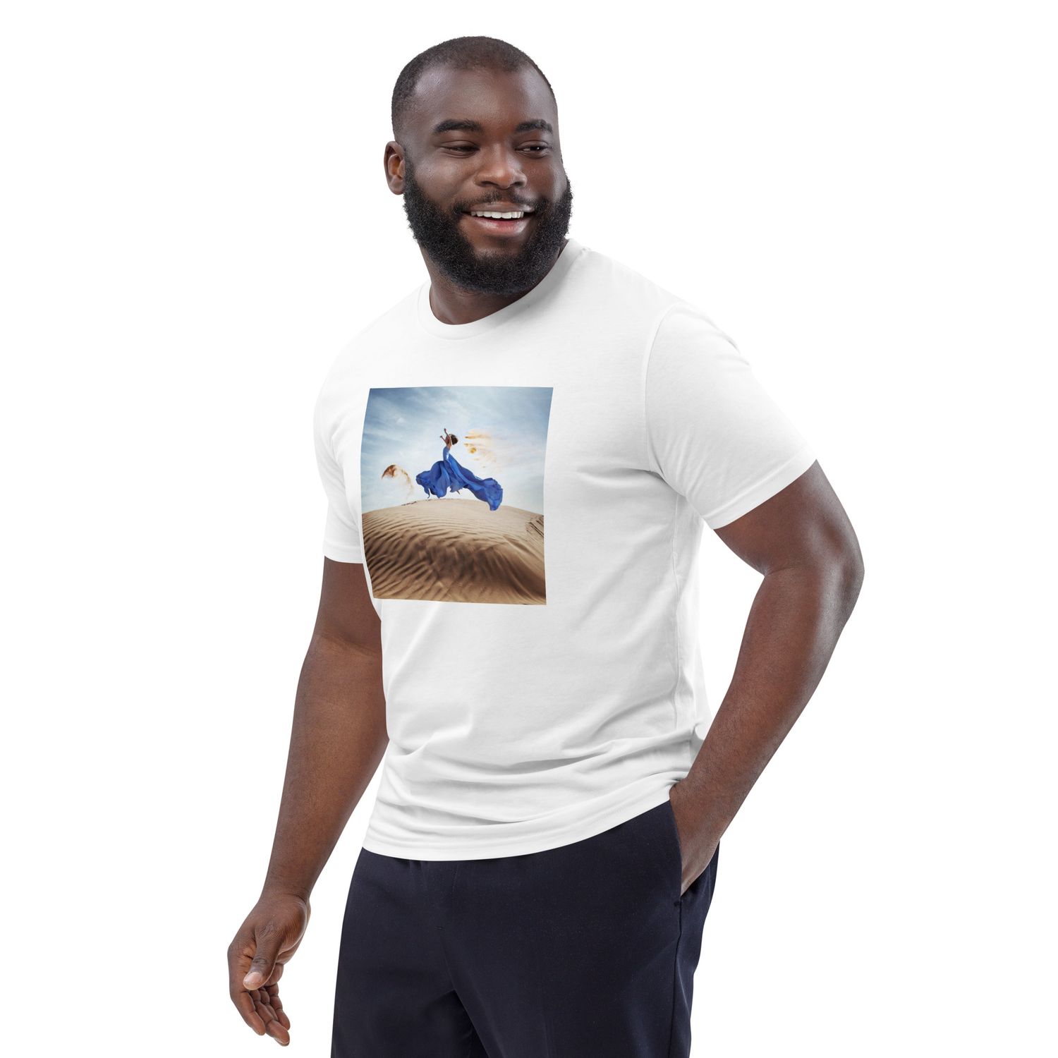 City Glory-Dubai Moments Unisex organic cotton t-shirt (w/Psalm 19:1-2 on back)