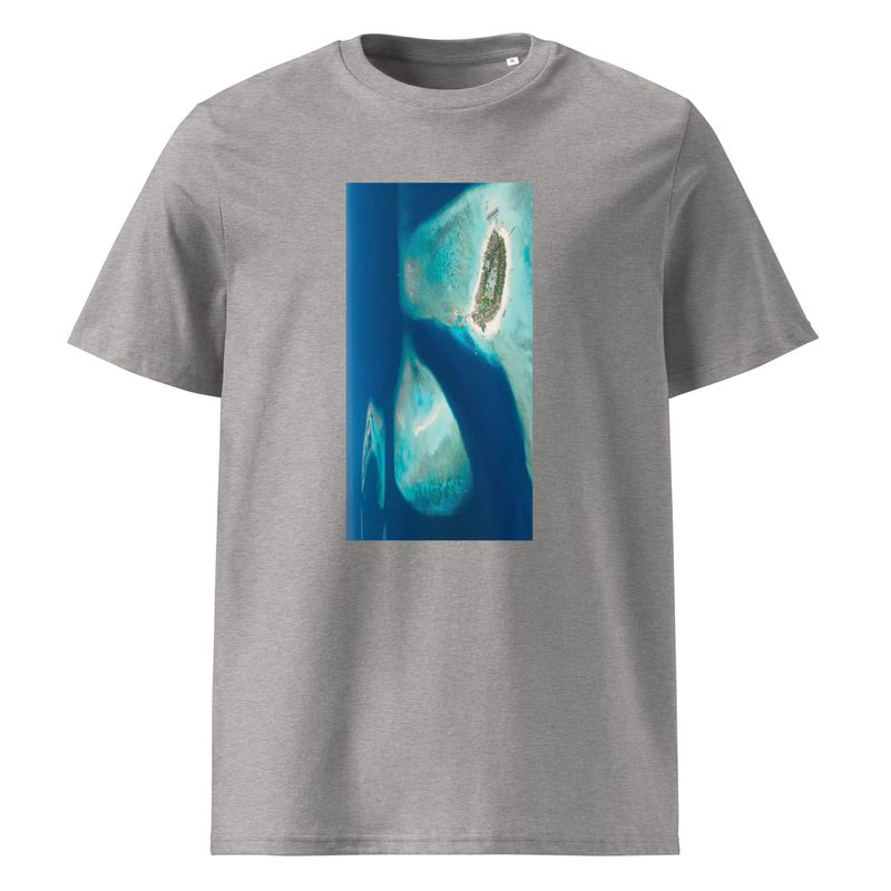 City Glory-Maldives Abstract Unisex organic cotton t-shirt