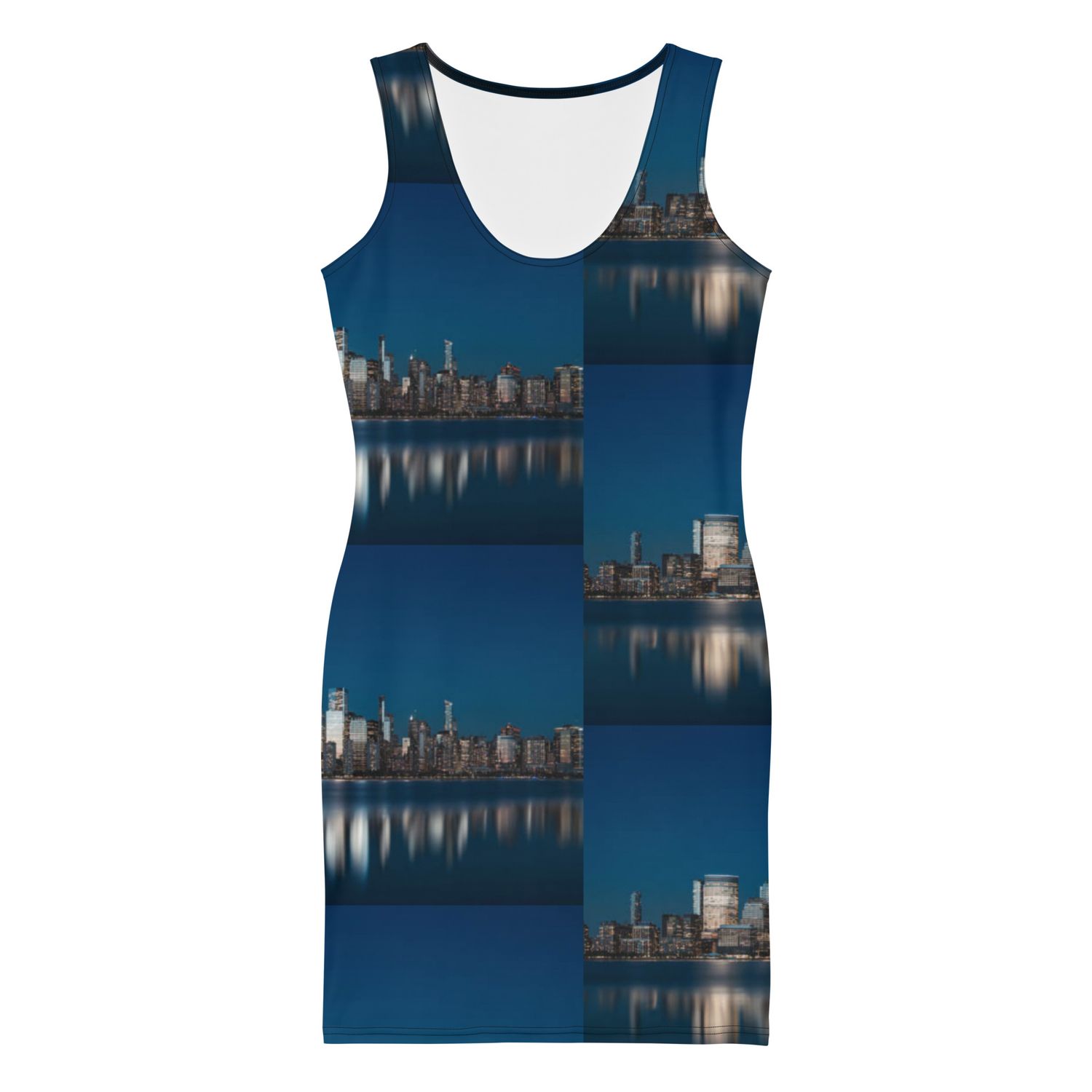 City Glory-New York Abstract Bodycon dress