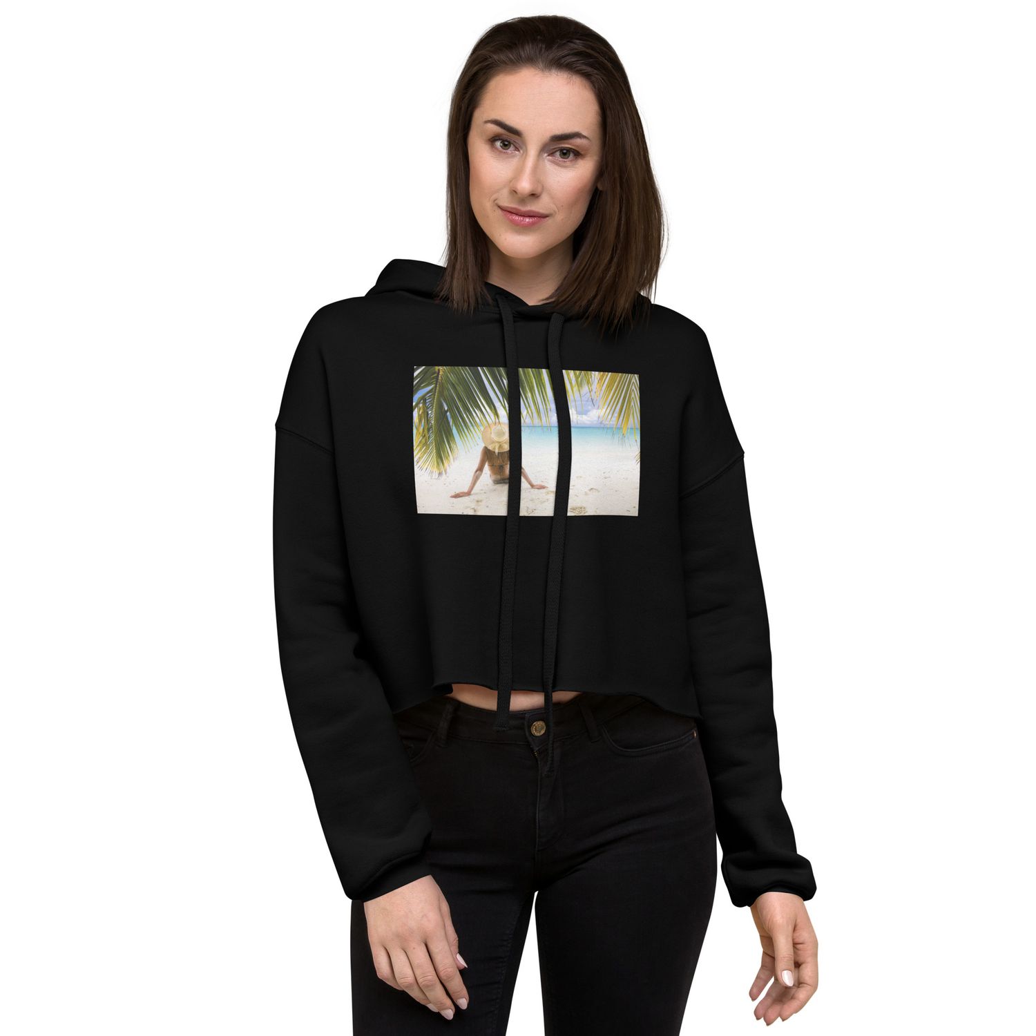 City Glory-Maldives Moments Crop Hoodie