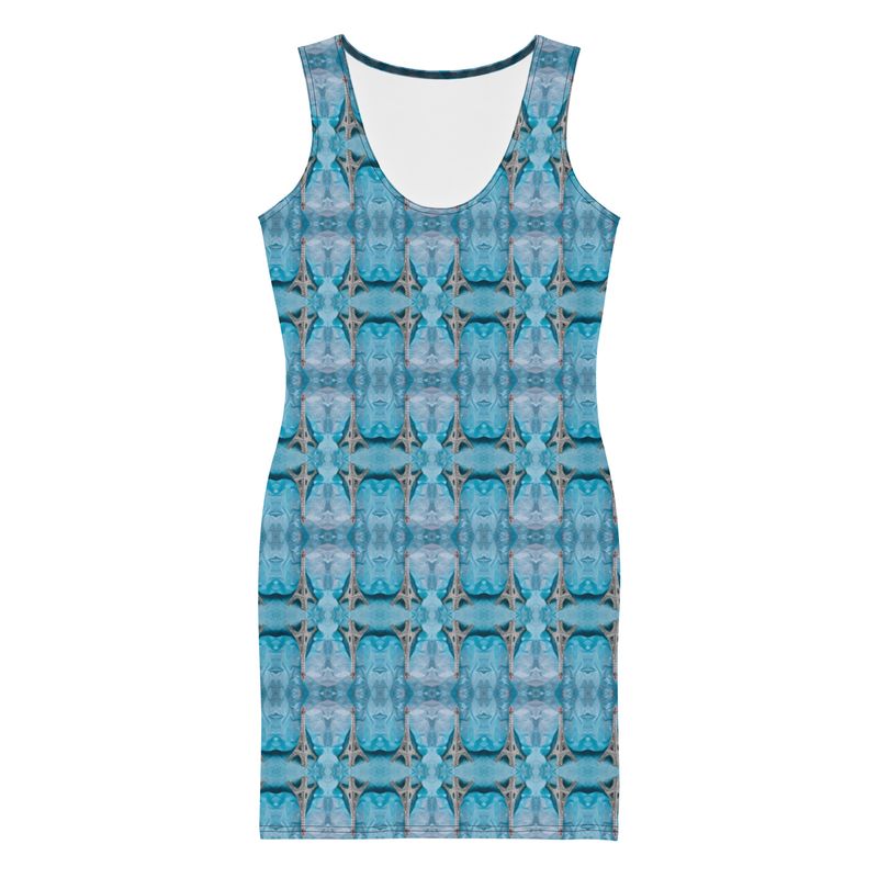 City Glory-Paris Diamond Eiffel Motif (Bodycon dress)